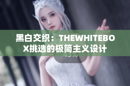 黑白交织：THEWHITEBOX挑选的极简主义设计