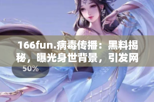 166fun.病毒传播：黑料揭秘，曝光身世背景，引发网友热议