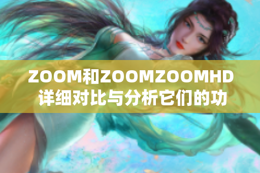 ZOOM和ZOOMZOOMHD 详细对比与分析它们的功能和性能