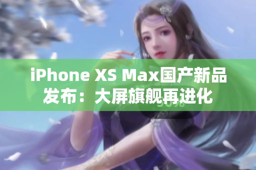 iPhone XS Max国产新品发布：大屏旗舰再进化