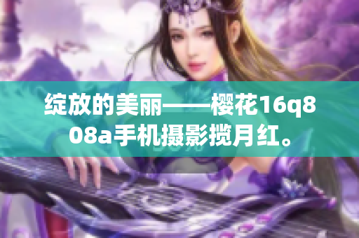 绽放的美丽——樱花16q808a手机摄影揽月红。