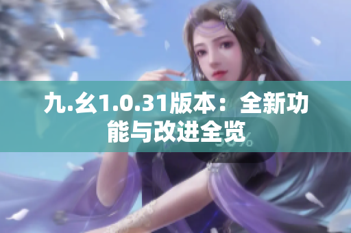 九.幺1.0.31版本：全新功能与改进全览