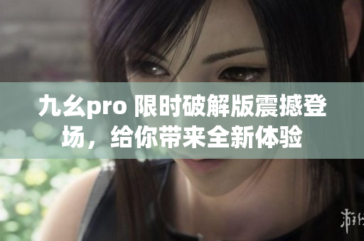 九幺pro 限时破解版震撼登场，给你带来全新体验