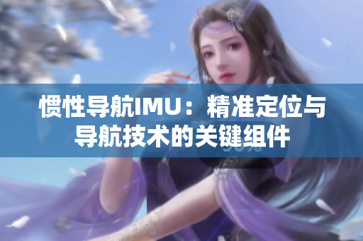 惯性导航IMU：精准定位与导航技术的关键组件