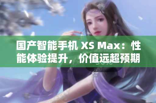 国产智能手机 XS Max：性能体验提升，价值远超预期