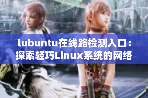 lubuntu在线路检测入口：探索轻巧Linux系统的网络连接身份验证