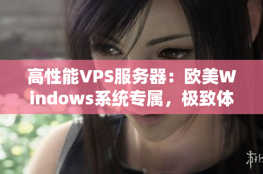 高性能VPS服务器：欧美Windows系统专属，极致体验！