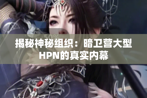 揭秘神秘组织：暗卫营大型HPN的真实内幕
