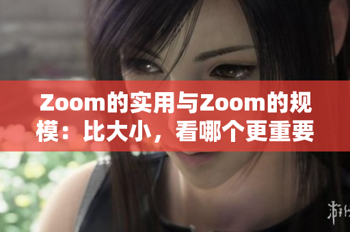 Zoom的实用与Zoom的规模：比大小，看哪个更重要