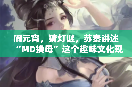 闹元宵，猜灯谜，苏秦讲述“MD换母”这个趣味文化现象