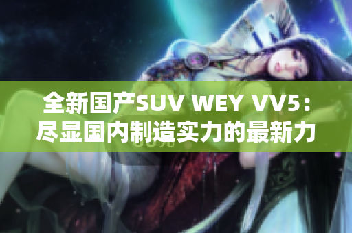 全新国产SUV WEY VV5：尽显国内制造实力的最新力作