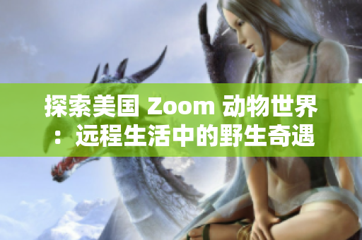 探索美国 Zoom 动物世界：远程生活中的野生奇遇