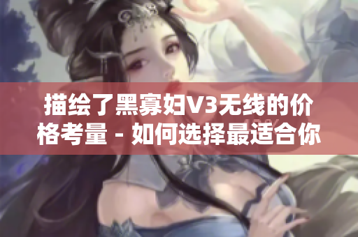 描绘了黑寡妇V3无线的价格考量 - 如何选择最适合你的版本？