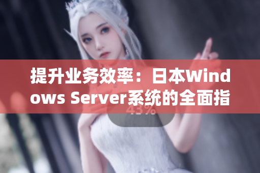 提升业务效率：日本Windows Server系统的全面指南，助力企业实现高效运营