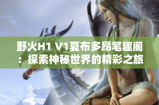 野火H1 V1夏布多昂笔趣阁：探索神秘世界的精彩之旅