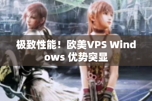 极致性能！欧美VPS Windows 优势突显