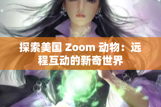 探索美国 Zoom 动物：远程互动的新奇世界