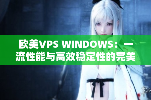 欧美VPS WINDOWS：一流性能与高效稳定性的完美结合