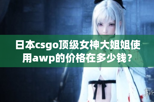 日本csgo顶级女神大姐姐使用awp的价格在多少钱？