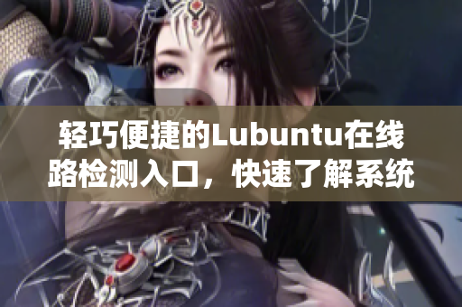 轻巧便捷的Lubuntu在线路检测入口，快速了解系统状况