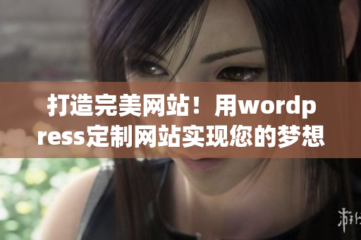 打造完美网站！用wordpress定制网站实现您的梦想