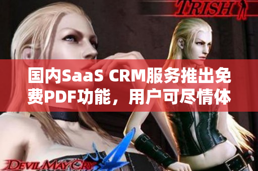 国内SaaS CRM服务推出免费PDF功能，用户可尽情体验