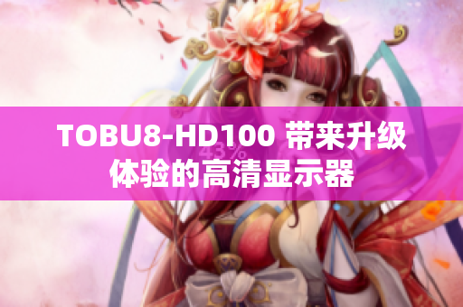 TOBU8-HD100 带来升级体验的高清显示器