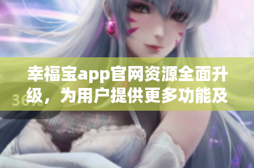 幸福宝app官网资源全面升级，为用户提供更多功能及服务