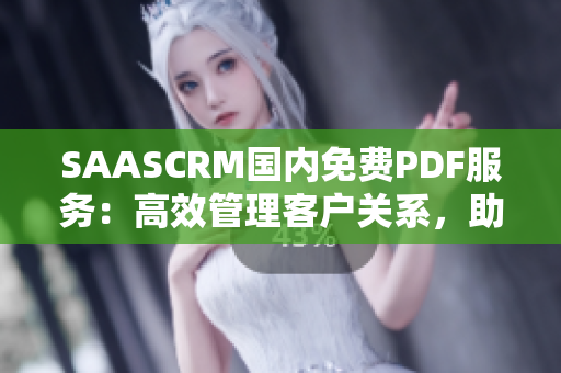 SAASCRM国内免费PDF服务：高效管理客户关系，助力企业智能化发展