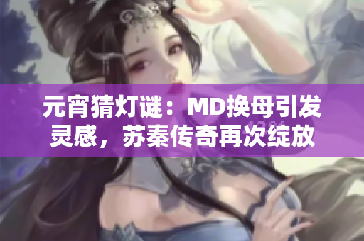 元宵猜灯谜：MD换母引发灵感，苏秦传奇再次绽放