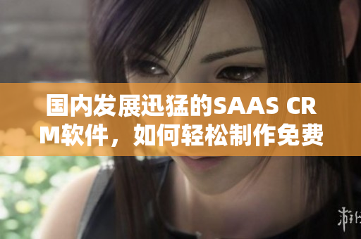 国内发展迅猛的SAAS CRM软件，如何轻松制作免费PDF？