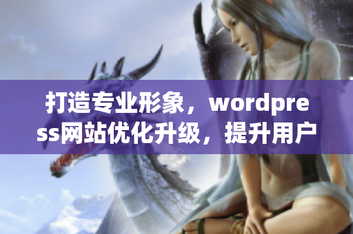 打造专业形象，wordpress网站优化升级，提升用户体验