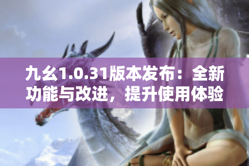 九幺1.0.31版本发布：全新功能与改进，提升使用体验